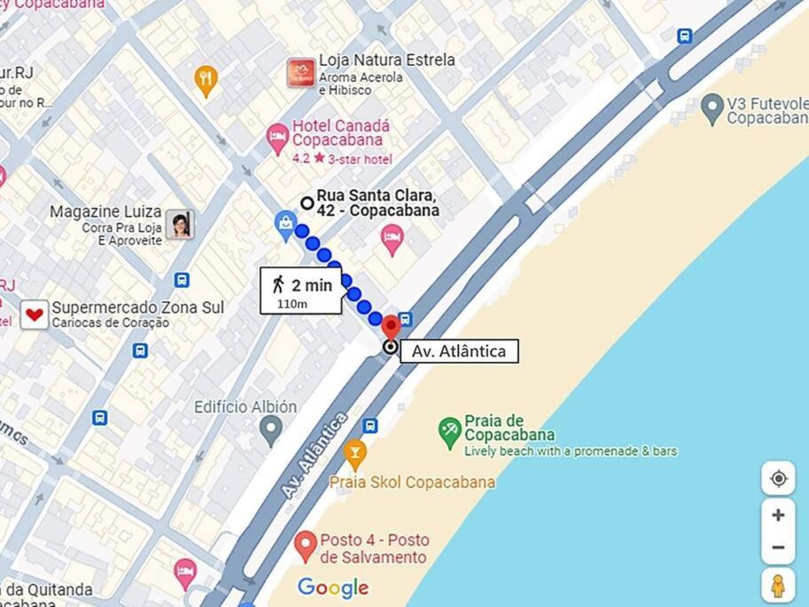 Apartamento Copa_110M Da Praia Río de Janeiro Exterior foto